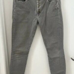 Mother The Pixie Graphite Wash Jeans